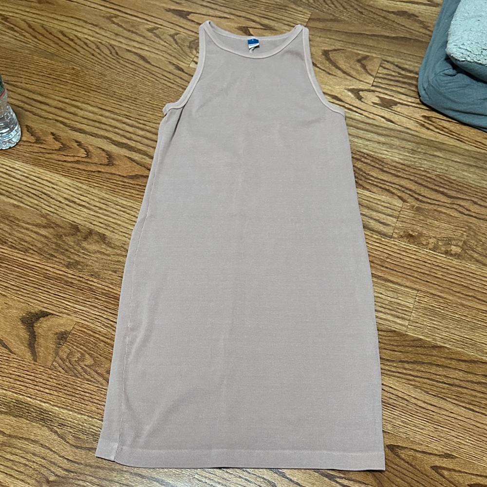 Old Navy Women's Midi Dress in Taupe